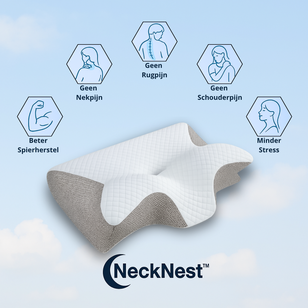 NeckNest™ | Ergonomisch Slaapkussen