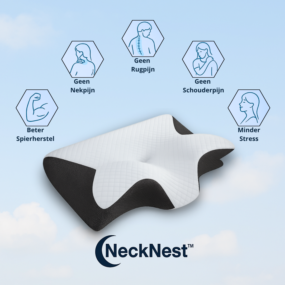 NeckNest™ | Ergonomisch Slaapkussen