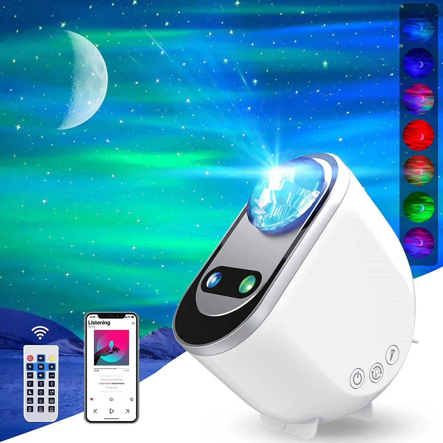 DreamGlow Aurora Projector