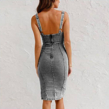 Amara™ | Denim jurk