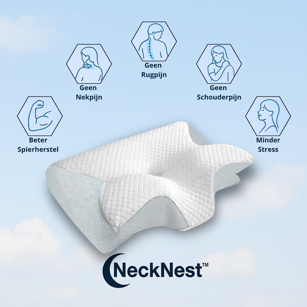 NeckNest™ | Ergonomisch Slaapkussen